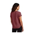 thumbnail image 2 of MERCER+METTLE Women's Stretch Crepe Crew | Lightweight Short Sleeve Top for Women, Dressy T-Shirt for Work & Casual Wear - Rosewood 3XL, 2 of 4