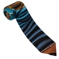 thumbnail image 3 of Fotbe Whimsical Sailboat Ocean Art Corbata Clásica para Hombre con Estampado – Corbata de Seda Jacquard Tejida, para Negocios, Bodas y Eventos Formales, 3 of 7
