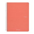 thumbnail image 4 of Fabriano Ecoqua Original Spiral-Bound Notebook, 5.8" x 8.3", A5, Lined, 70 Sheets, Flamingo, 4 of 4