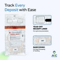 thumbnail image 7 of Abc Check Printing Heavy Duty Poly Coin Deposit Bags, Tamper-Evident Seal, 100 Bags, 12 x 20 inches, 7 of 7