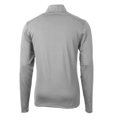 thumbnail image 3 of Men's Cutter & Buck Gray Florida Gators Team Big & Tall Virtue Eco Pique Recycled Quarter-Zip Pullover Top, 3 of 3