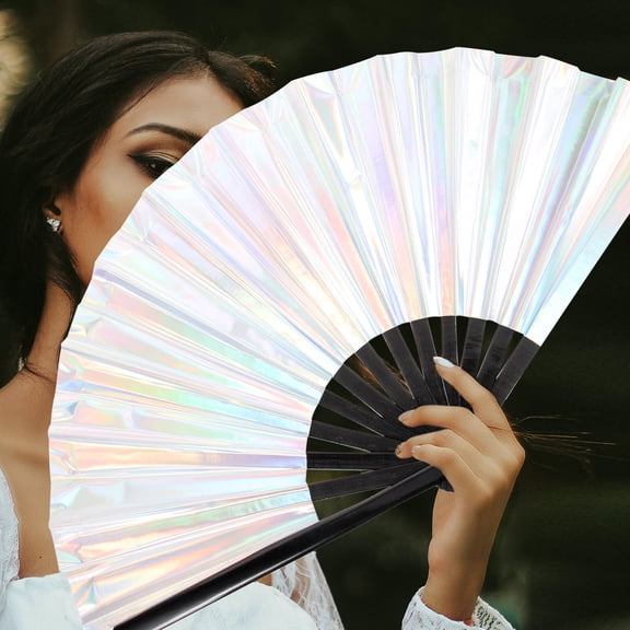 GOOHOCHY  Wedding Holding A Bamboo Bone Fan Comfortable Foldable Women's Bride