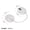 White, variant on 2 Pack Cabinets Lock with Keys, Combination Refrigerator Lock Freezer Lock for Toddler, Child, Adult, Multi Purpose Baby Kid Safety Deep Freezer Fridge Lock with a Key