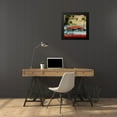 thumbnail image 4 of Ambra 20x20 Black Modern Framed Museum Art Print Titled - paint it red, 4 of 5