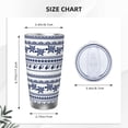 thumbnail image 4 of Rateoe Sea Underwater Turtles Printed Car Guy Gifts for Men Women Tumbler - 20oz/590ml Double Wall Vacuum Insulated Stainless Steel Travel Tumbler Cups with Lid & Straw-Straw Two-piece Set, 4 of 8