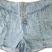 As Sweet As Can Be Light Denim Junior Womens Shorts size Medium