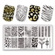 thumbnail image 2 of BeautyBigBang placas de estampado tigre cebra estampado de leopardo imagen Animal plantilla de acero inoxidable plantilla para decoración de uñas textura XL-001 Tan Jianjun  unisex, 2 of 2