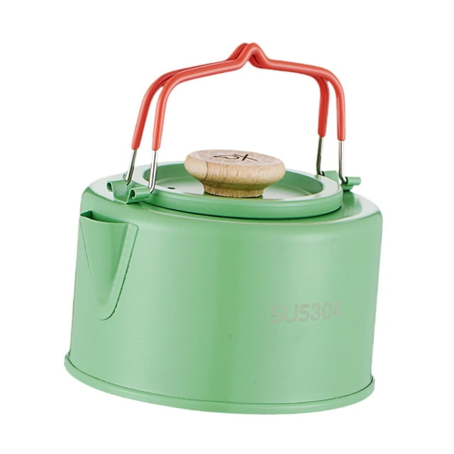 Camp Windle versátil hervidor de té liviano para mochileros Picnic de escalada Verde