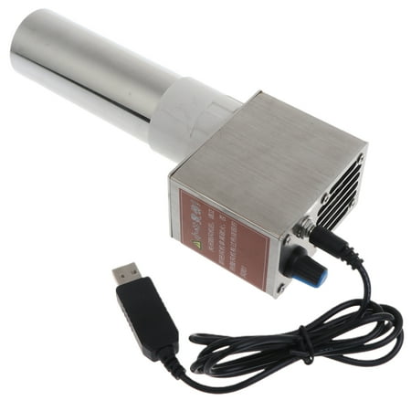 

Sardfxul USB Turbo Fan BBQ Air Blower Adjust Speed Dual-Fan Picnic Camping Grill Blower
