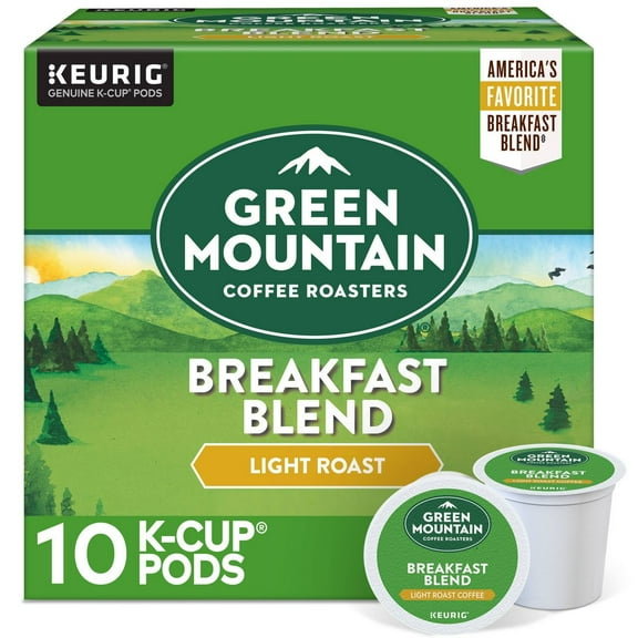 Green Mountain Light Roast Breakfast Blend Coffee Pods - 3.9oz/10ct - Pack of 2