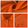 thumbnail image 6 of Fabrcox Mens Short Sleeve Polo Shirts Button Collared Men Golf Shirt Lightweight Regular Fit Outdoor Gym Athletic Shirt Men XXL, 6 of 10