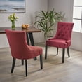 thumbnail image 2 of Glavbiku Modern Fabric Tufted Dining Chairs,Accent Chairs for Living Dining Room,Set of 2,Beige, 2 of 12