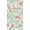 TEAL/CORAL, variant on Chiffon Printed Rianna Floral Fabric Sheer Poppies Print Dressmaking Sewing Fabric (B/TURQ, ByYard)