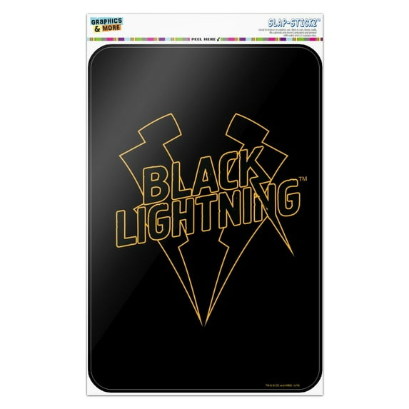 Black Lightning Logo Home Business Office Sign