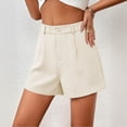 thumbnail image 5 of LEKWK Shorts for Women Plus Size Lightweight Baggy Comfy Wide Leg Shorts High Waisted Comfy Lounge Shorts with Pockets Summer Fashion Daily Wear, 5 of 6