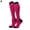 Rose Red, variant on PULLIMORE 2 Pairs Knee High Socks for Women Men Novelty Dot Compression Socks for Running Travel Cycling Daily Wear (Gray+Blue+Rose Red, L/XL)