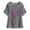 Gray, variant on DDAPJ pyju Butterfly Shirts for Women Oversized Cotton Linen Crewneck T Shirt 2025 Fashion Casual Summer Short Sleeve Tops Pink S