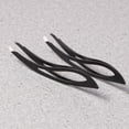thumbnail image 4 of Pinzas para cejas de acero inoxidable (2 unidades) con punta inclinada para hombres y mujeres, 4 of 7