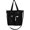Black, variant on CoCopeaunts Canvas Messenger Bag for Women Men Crossbody Shoulder Bag Top Handle Satchel Handbag Tote