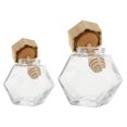 thumbnail image 3 of COOPHYA 2pcs Honey Containers Glass Sealing Assorted Color Household Item, 3 of 6