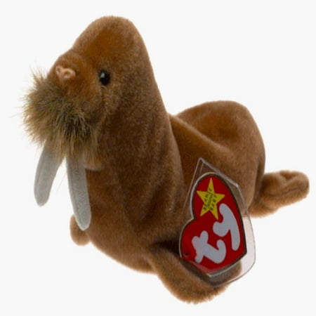 Ty Beanie Baby Paul The Walrus Plush - (Acrylic Case) - Walmart.com