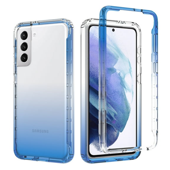 Dteck Case For Samsung Galaxy S22 Plus,Shocklproof Rubber Hybrid PC Back Lightweight Back Case Cover for Galaxy S22 5G,Blue