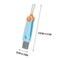 thumbnail image 2 of TUITOONM Cartoon 3-in-1 Cup Cleaning Brush Short Handled Multifunctioned Dead-End Cup Lid Rubber Ring Bottle Mouth Cleaning Brushes Kitchen Washing Brush Easy To Store, 2 of 5