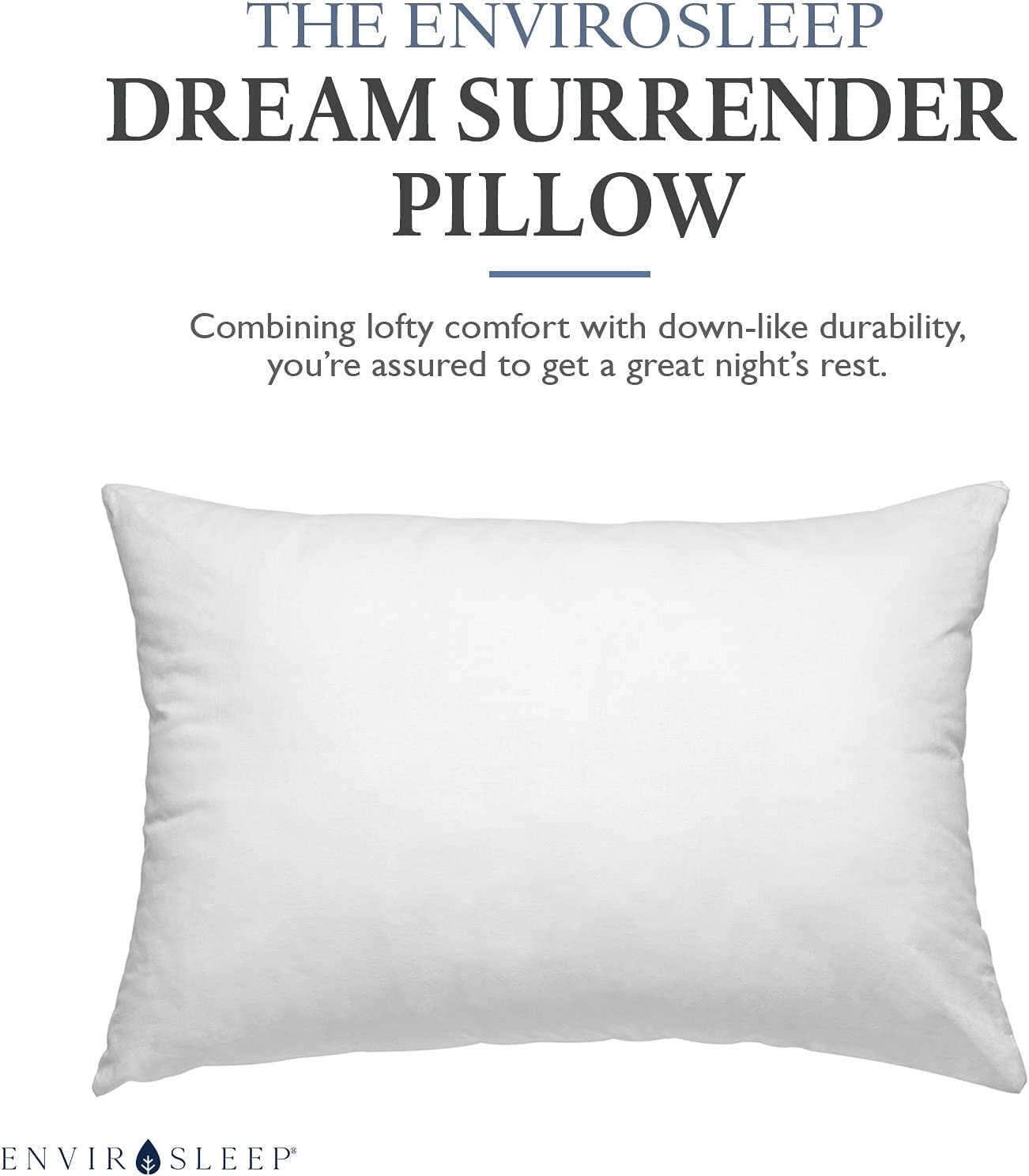 Envirosleep Dream Surrender King 2 Pillows Found at Hampton Inn