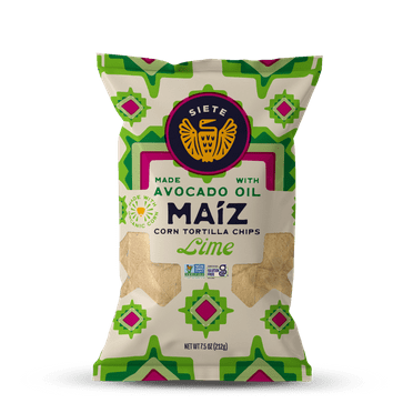 Siete Maiz Lime Totopos Corn Tortilla Chips