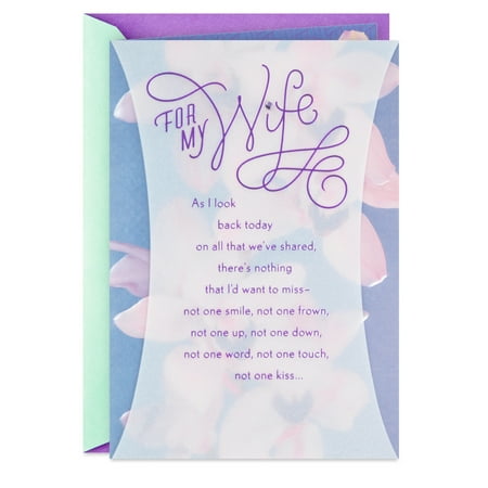 Hallmark Romantic Birthday Card for Wife (You and Me Will Always Be)
