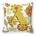 thumbnail image 2 of Carolines Treasures CJ2003-PW-Parent Letter Floral Mustard and Green Canvas Fabric Decorative Pillow CJ2003  multicolor, 2 of 3