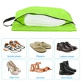 thumbnail image 4 of Uxcell Shoe Bags for Travel, Portable Shoe Bag with Zipper for Travel, Green 3 Pack, 4 of 5