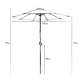 thumbnail image 7 of Davee Furniture 105" x 105" Octagonal Aqua Market Umbrella, Patio Umbrella with Tilt and Crank, 7 of 7