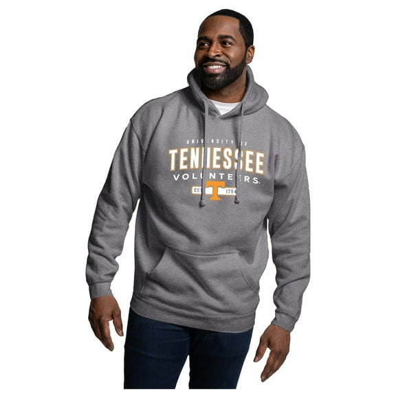 Men's League Collegiate Wear Graphite Tennessee Volunteers Essentials 2.0 Fleece Pullover Hoodie