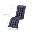 thumbnail image 3 of Suncoda Seat Cushion, Length 120cm Width 48cm Recliner Cushion Double Sided Rocking Chair Cushion Polyester Folding Chair Cushion Thickened Sofa Cushion Rattan Chair Cushion, 3 of 6