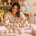 thumbnail image 7 of 12Pcs Cat Happy Birthday Cake Toppers,Adorable Kitty Design with Party Hats for Birthday Cake Decoration and Pet Themed Party Display, 7 of 7