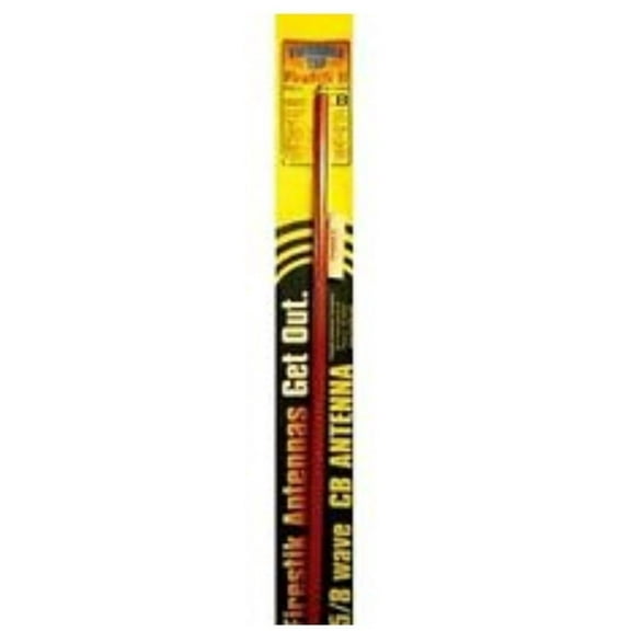 NEW FIRESTIK 2 FS5 TUNABLE TIP 5 FT CB HAM ANTENNA RED USA MADE!!!!!!