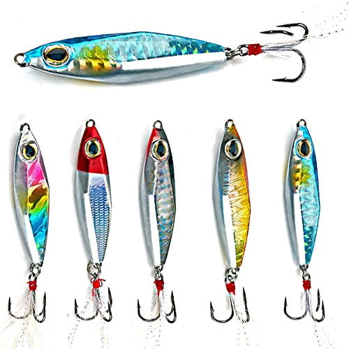 Creative Funny Fishing Lures Spinner Spoon Lure Metal Fish Crankbait with Hooks 
