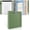 Olivegreen, variant on Small 3 Ring Binder with Clipboard, 8" x 10" PU Mini 1 Inch Binder with Notepad, 5 Dividers, and Labels, Clipboard Folder for School Office(Fit Half Letter Sized Paper)