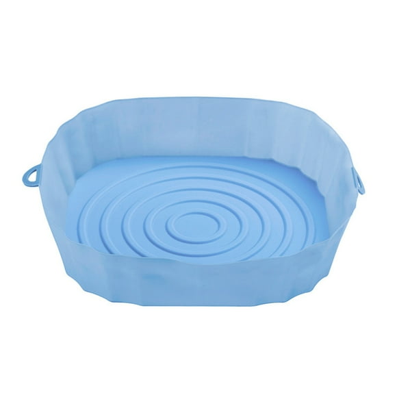 Olla de silicona para freidora de aire, bandeja para hornear de silicona, freidora de aire