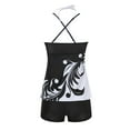 thumbnail image 7 of Women Swimsuits Tankini Swimsuits for Printed Swim Suits 2Pcs Bathing Suits With Shorts Athletic Swimdress Black XL, 7 of 7