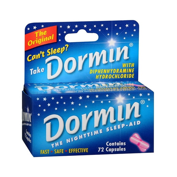 Dormin Nighttime Sleep-Aid - 72 Capsules (Pack Of 3)
