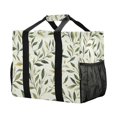 thumbnail image 5 of FORMRS Tote Bag for Women Large Capacity Canvas Travel Foldable Carry On Shopping Handbag, Lush Greenery, 5 of 8