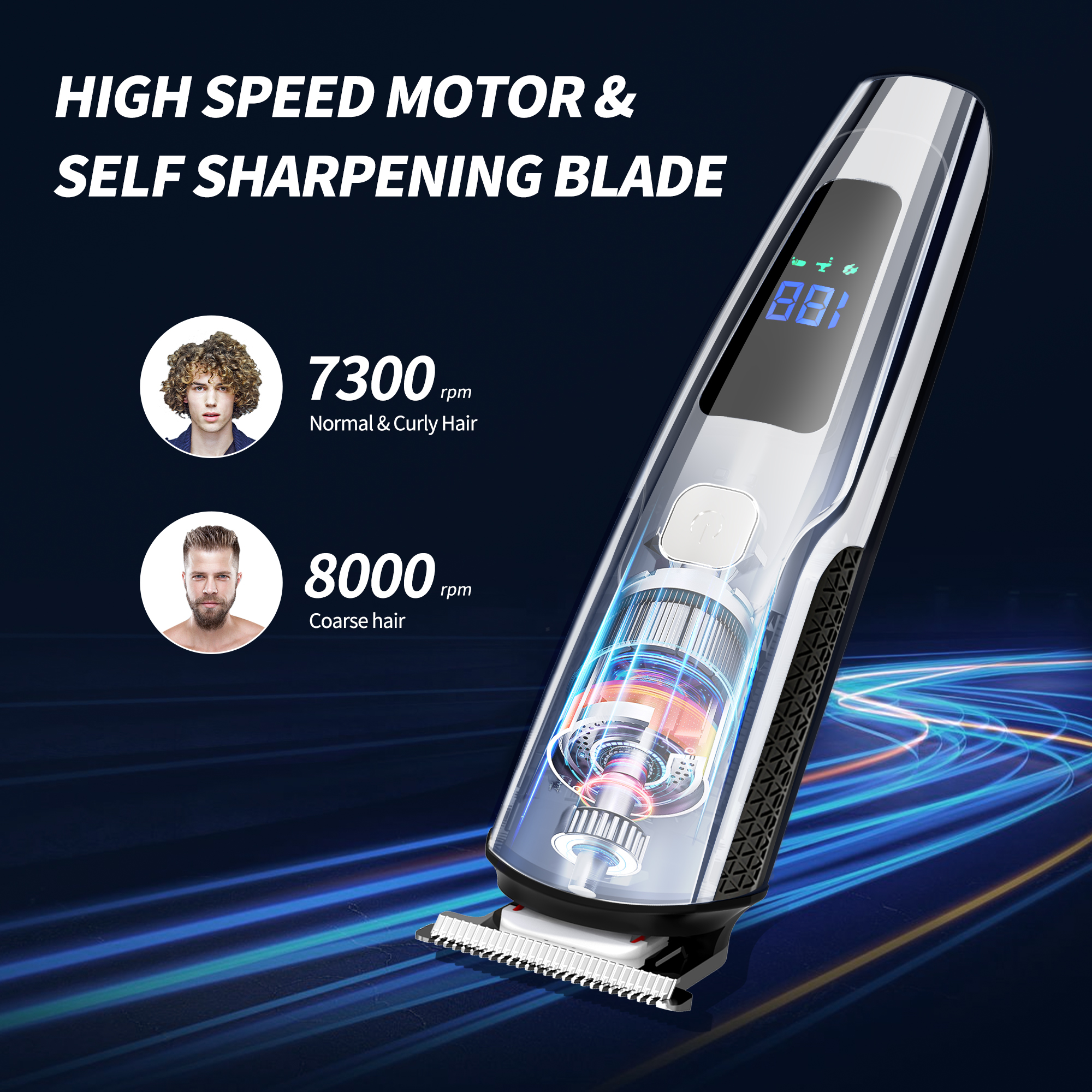 Cshidworld 14-in-1 Electric Beard Trimmer Kit for Men photo 2