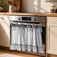 thumbnail image 6 of Curtain Tier Bow Ruffled Window Valance For Kitchen Small Window Decoration, 6 of 9