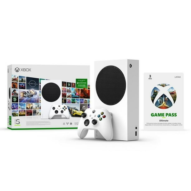 Consola Xbox Series S Microsoft 512 GB con Game Pass de Meses