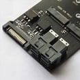 thumbnail image 4 of 2X Adaptador de Tarjeta de Conversión de SSD SFF-8643 U.2 A NVMe M.2 NGFF de 2 Puertos Adaptador de SSD SFF-8643 U.2 A NVME M2 NGFF de Doble Clave M, 4 of 5