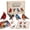 Backyard Birds, variant on Tiny 3D Beaded Animal DIY Kit, 4 Cute Designs with Instructions, 3D Animal Themed Beadwork Kit for Beginners & Craft Enthusiasts, Home DIY Craft Project (Woodland Friends)