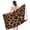 Silver, variant on Leopard Beach Towel 32 X 52 Inch, Microfiber Bath Towel, Orange Black Animal Print, Quick Dry Sand Resistant For Pool Travel