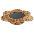 thumbnail image 4 of Wall Mirror, Rattan Wall Mirror Decoration, Suitable for Living Room Garden, 4 of 9